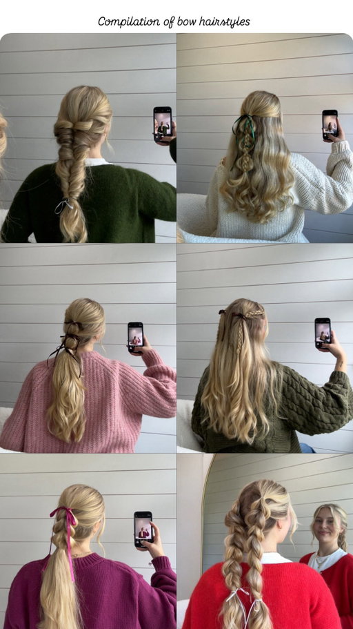 All of my favorite hairstyles combined into one video 🎀🌲🍂 save for inspo!! 

•
•
•
Braided hairstyles, trendy hairstyles, wedding hairstyles, easy hairstyles, hair tutorials, hair routine, hair hacks, hair tips, Pinterest hairstyle, Pinterest hair, fun hairstyles, hair products, hair routine, hair care routine, hair styling, heatless curls, heatless hairstyles, hairstyle trends, hairstyle ideas, hairstyle inspo, hairstyle trends 2025, wavy hairstyles, natural hairstyles, curly hairstyles, half up half down hairstyles, half up half down, back to school hairstyles, claw clip hairstyles, simple hairstyles, braided hairstyles for girls, straight hairstyles, cute hairstyles, bow hairstyles, ponytail hairstyles, bun hairstyles, holiday hairstyles, holiday hairstyle ideas, holiday hair, holiday hairstyles for girls, holiday party hairstyles, winter hairstyles, winter hair, winter hair inspo, Christmas hairstyles, Christmas hair #thanksgivinghair #holidayhairstyle #bowhairstyle #updohairstyle #halfuphalfdownhairstyle #braidedhairstyle #christmashairstyle