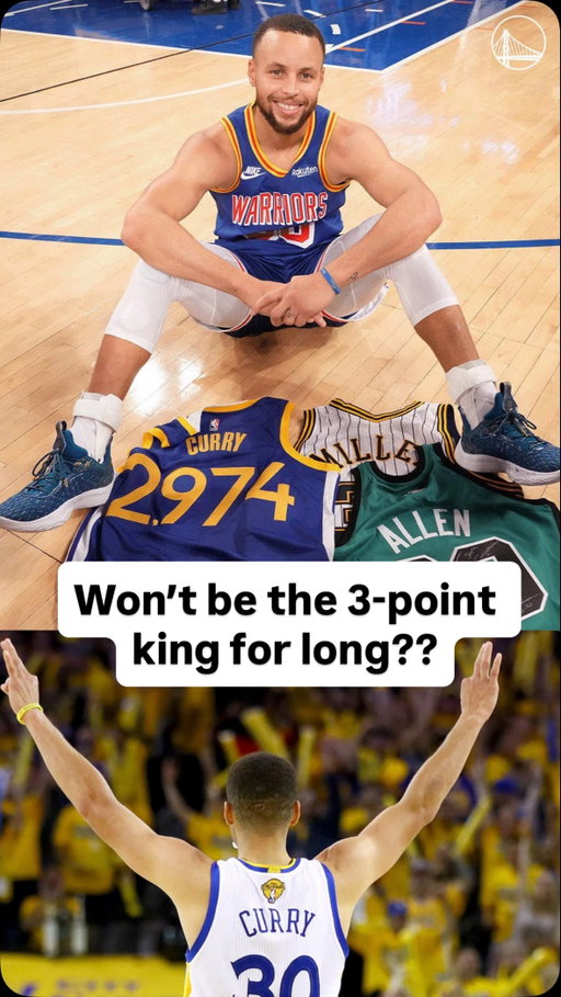NBA history won’t reflect Steph Curry as the 3-point king for long, who will ultimately break it? #NBA #stephcurry #nbahistory #anthonyedwards