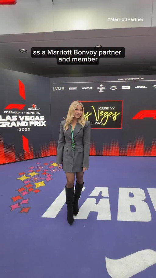#MarriottPartner from the best hotel accommodations to exclusive race access with @mercedesamgf1 , the ultimate Las Vegas GP weekend was made possible by @marriottbonvoy ✨ #MarriottBonvoy #MercedesF1