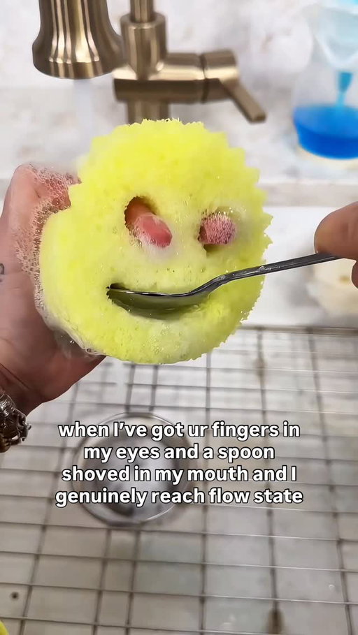 i am LOCKED in 😤 #scrubdaddy
