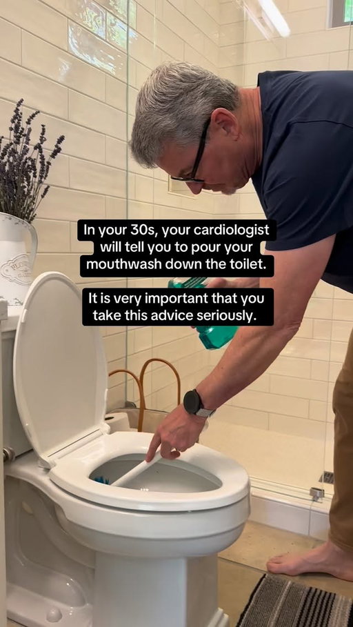 I'm a dentist and I would NEVER use mouthwash twice a day.

Here's what a 3-year study found:
49% higher diabetes risk
Nearly DOUBLE the risk of high blood pressure

The reason is mouthwash kills the bacteria on your tongue that produce 50% of your body's nitric oxide—the molecule that keeps blood vessels flexible.

No bacteria = no nitric oxide = your blood pressure skyrockets.

@drjeremylondon (cardiothoracic surgeon) said on the @dhrupurohit podcast - if he wanted to fast-track heart disease, he'd tell people "don't brush, don't floss." I’d add mouthwash to this list as well, based on the research. 

👉Comment "HEARTSAVER" for my blog post on how skipping the rinse can save your heart. -Dr. B

If we neglect the mouth - it harms not only the heart but the rest of the body too…