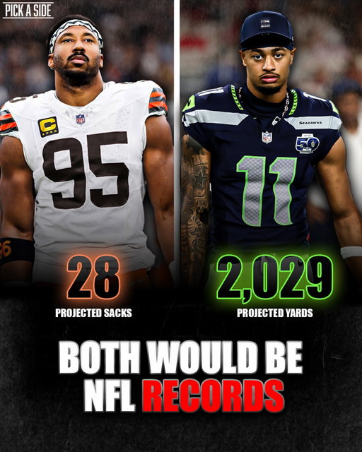 Myles Garrett and JSN are on their way to making NFL History!