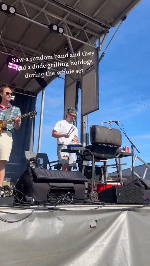 Grill on Stage. @artsfishingclub TT: fivemilliondollars
