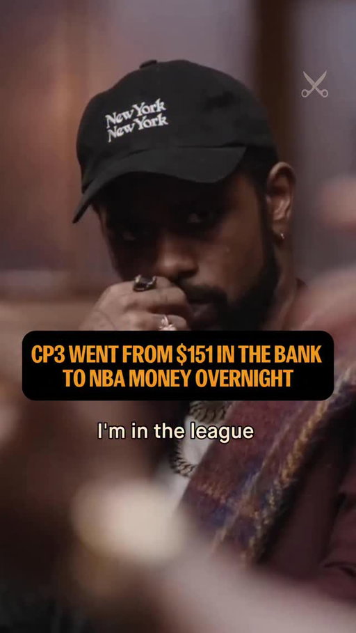 The Point God @cp3 shared how money made him grow up overnight on The Shop back in the day. Now he’s on his retirement tour. 💐

Watch the full episode on our YouTube!