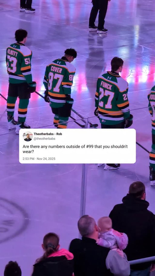 Are there any numbers outside of #99 that you shouldn't wear? #hockey #nhl