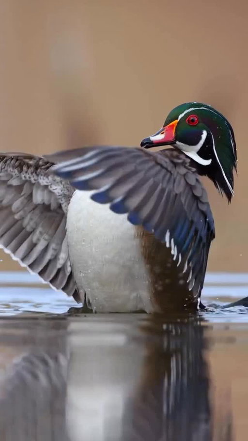Drake wood duck taking a dip. 

🎥: @s_aziz110 

#ducksunlimited #waterfowl #conservation #outdoors #ducks #du