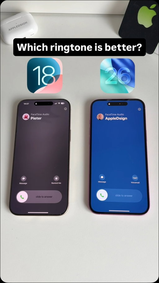 iOS 18 old one or iOS 26 new one?
_______
#ringtone #ios18 #ios26 #iphone17 #refinedsign