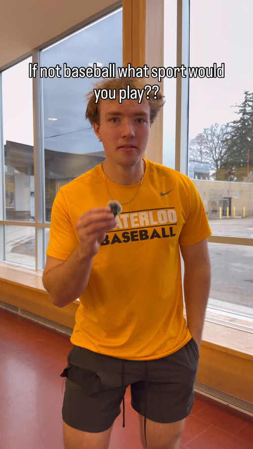 If baseball wasn’t an option, what’s your move?  #goblackgogold #baseball #micdup #fyp #reels #w#waterloowarriors