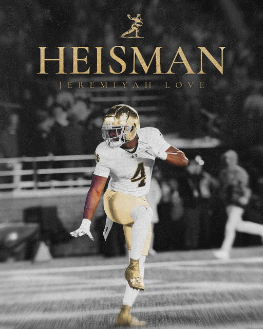 The Gold Standard. 

Who will take home the @heismantrophy this season? 🏆

#CollegeFootball #CFB #Heisman #HeismanTrophy
