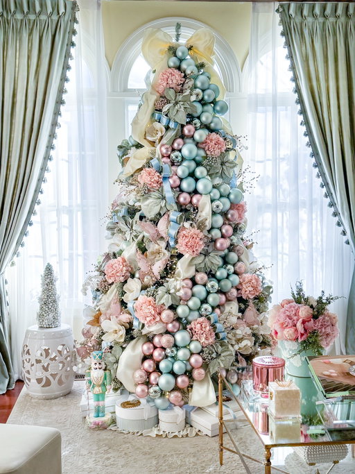 Every girl deserves a pastel Christmas🎄🎀🩵🩰🍭🦋🌸🦢🧚

I’ve been having so much fun with this girly color story! Which space is your favorite so far?!

Shout out to my friend @jacqueline.r.turner who inspired me to drape chair sashes instead of ribbon throughout my tree this year - I love the romantic, elegant feel of them 🥰

✔️Comment LINK to receive a DM to shop my pastel Christmas decor, and
✔️Follow along for more holiday decorating ideas!

.
.
.
.
.
#pinkmas #pinkaesthetic #christmastreeinspo #bluechristmas #tablescapestyling #grandmillennialstyle #elegantchristmas #holidayentertaining #christmascenterpiece