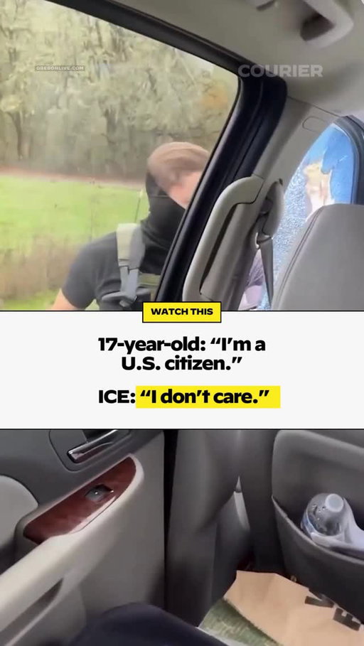 Christian Jimenez, 17, a U.S. citizen born in Newberg and a high school senior, was driving his father’s car around 12:30 p.m. during his lunch break when U.S. Immigration and Customs Enforcement officers stopped his car, reports Oregon Live.