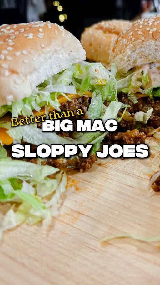 🍔 BETTER THAN A BIG MAC—SLOPPY JOE RECIPE

My kids always jump for joy when I tell them I’m making these sloppy joes for dinner. And now YOUR KIDS CAN TOO!

Slowly, I’m going to take away every reason you ever have to sit in a fast food line ordering subpar food, for exorbitant prices.

🤝 Share with a friend who needs to make these!

Let’s get to it!

INGREDIENTS:
2 lbs @goodranchers ground beef
1/2 cup onion, diced fine
1/2 cup dill pickles, diced fine
2 tsp dijon mustard
2/3 cup ketchup
2 tsp garlic powder
2 tbsp brown sugar
Salt and pepper to taste
8 sesame seed hamburger buns, optional
2 cups lettuce (shredded)
8 slices cheddar cheese
1/4 cup sliced dill pickles

BIG MAC SAUCE:
1 cup mayonnaise — homemade recipe on profile
2 tbsp pickles, finely diced
1 tbsp onion, finely diced
1 tbsp ketchup
2 tsp paprika
2 tsp dill pickle juice

DIRECTIONS:

1.) In a skillet brown ground beef, then add finely diced onions and pickles. Cook until they’re softened.

2.) Add Dijon mustard, ketchup, garlic powder, brown sugar, salt, and pepper. Cover and bring to a simmer.

3.) Simmer for 5 minutes, stirring occasionally. Adjust seasoning to taste. Make the Mac Sauce during this time by combining all ingredients and mixing together.

4.) Serve on buns with sauce, then meat, cheese, lettuce, sliced pickles, more sauce, then top bun.

OPTIONAL: I usually prefer not to eat my sloppy joes with a bun. Simply lay down your sloppy joe meat on top of a bunch of lettuce, then top with sauce, cheese, lettuce, and pickles. *Save yourself roughly 200 calories per sandwich without the buns.

#groundbeef #groundbeefrecipes #goodranchers