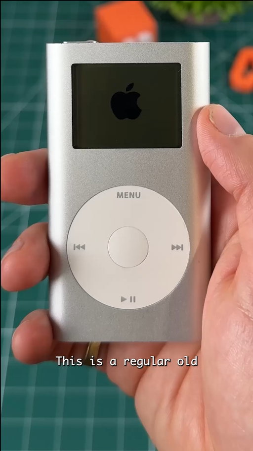We did surgery on an iPod! 
Design Editor Dan has modded his 2005 iPod Mini, presumably to fit even more Interpol, Franz Ferdinand and Editors songs on it. #ipod #modding #ipodmini #retro