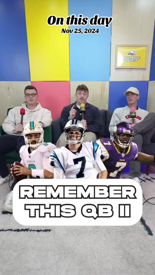 Throwback to playing "Remember This Guy?" Quarterback Edition 🏈