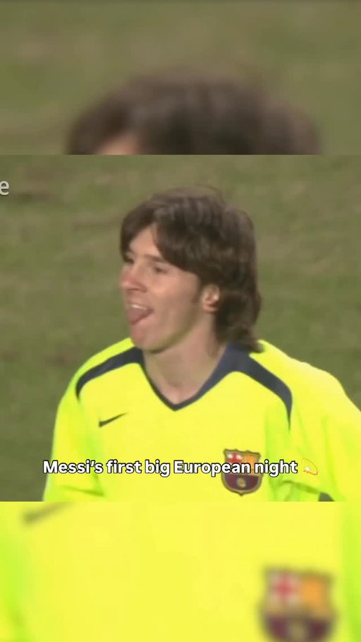 18 year old Lionel Messi ✨ 

Number 30. Nike boots. That long sleeved luminous away shirt. Long sleeves. Awful pitch. Under the lights. Stamford Bridge. Messi on the right. Ronaldinho on the left. Eto’o down the middle.