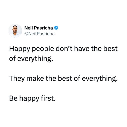 “The happiness–success link exists not only because success makes people happy, but also because positive affect engenders success. Numerous studies show that happy individuals are successful across multiple life domains, including marriage, friendship, income, work performance, and health.” (Source: Lyubimirsky, King, Diener)