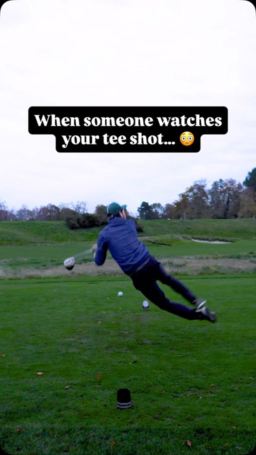 In reality, they really don’t care… 🤣😭 

#golf #nerves #teeshot #slice #spoon