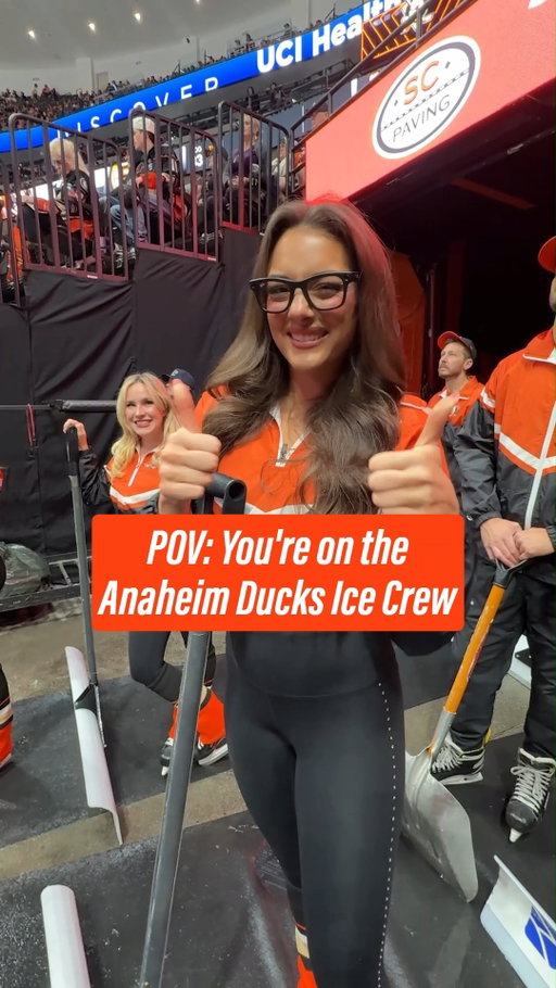 Go behind the shovel with our @anaheimduckspowerplayers Ice Crew! #FlyTogether