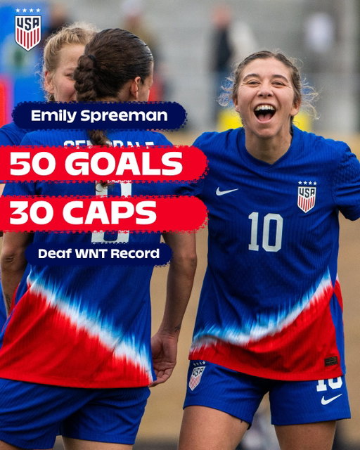 Made it to 50 in her final match.⁣
⁣
Certified legend 👏 @em_cressy