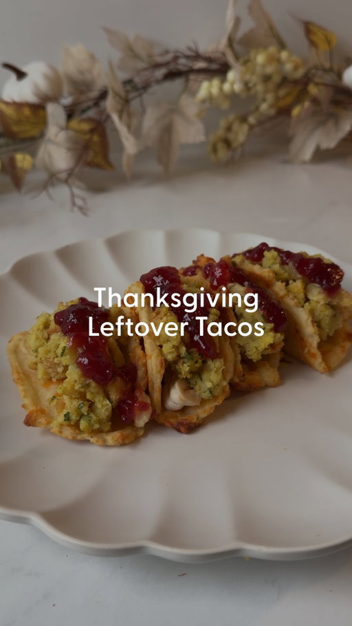 Thanksgiving leftovers? Transform them into mashed potato tacos. 🦃🌮

-2 cups mashed potatoes
-1/3 cup shredded cheddar cheese
-2 tbsp. flour
-leftover turkey, stuffing, cranberry sauce & gravy

Directions:
1. Pre-heat the oven to 350 degrees
2. In a large bowl, combine mashed potatoes, shredded cheese and flour. Mix well.
3. Cut squares out of parchment paper, then spread the potato mixture into rounds on each square. Set onto a baking sheet.
4. Bake for 25-30 minutes then transfer each potato round to the back of a muffin pan to form shells.
5. Once formed, fill with turkey, stuffing and cranberry sauce. 
6. Serve with gravy and enjoy! 

#thanksgiving #thanksgivingrecipes #friendsgiving #tacos #leftovers #food