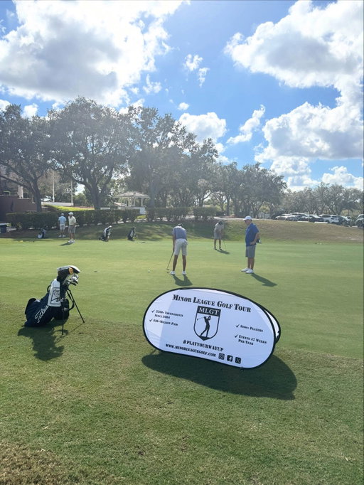 Had a great time playing my first professional event @minorleaguegolftour. I shot 74-72 in a tough course. I hit it great but left some putts out there, but overall i played pretty solid. Thanks @bradyvitucci for being on the bag.