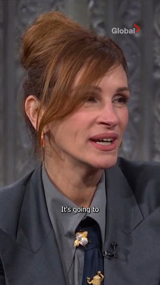 We're obsessed with #JuliaRoberts in this interview 😍

#Colbert #TheLateShow