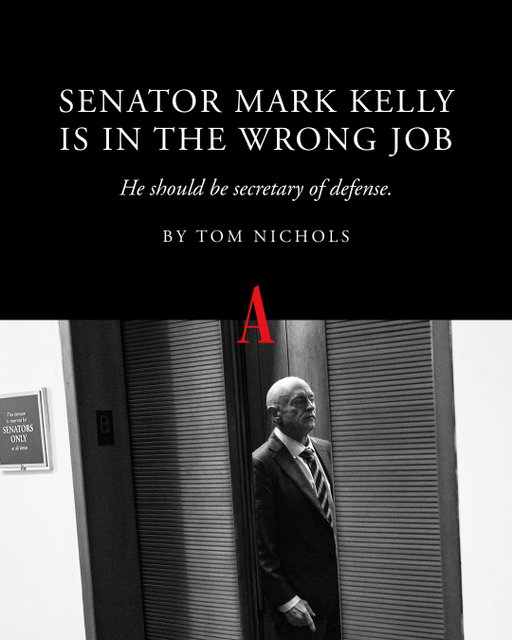 Pete Hegseth is right that Mark Kelly is in the wrong job—the senator should have Hegseth’s gig as secretary of defense, Tom Nichols argues. ⁠
⁠
“Kelly was one of six Democratic legislators who released a video reminding the officers and enlisted people of the U.S. military that they are bound by their oaths to disobey illegal orders,” Nichols writes. “Now Hegseth wants to recall Kelly, a decorated combat veteran and former astronaut, back to active duty in the Navy so that Kelly can be court-martialed for what Hegseth sees as riling up the troops against the commander in chief.” ⁠
⁠
Kelly has flown 39 combat missions in Operation Desert Storm, has a uniform heavy with awards, and has piloted or commanded multiple Space Shuttle missions. “Kelly’s had some business ventures, but he’s a bit light on management experience,” Nichols writes. “Still, he’d be a far better choice than Hegseth, who is now vying to snag the never-coveted title of Worst Secretary of Defense in Modern American History.” ⁠
⁠
The Trump White House seems to know that Hegseth is “unqualified to do anything but push-ups,” Nichols continues. “This realization is probably why Secretary of the Army Daniel Driscoll, and not the actual head of the Pentagon, is the person meeting with the Russians in Geneva trying to stop the biggest war in Europe since 1945. Trump seems to like Hegseth, but the administration also seems to be taking care not to let Hegseth near anything breakable or dangerous.”⁠
⁠
While Hegseth acts “as if he won ‘The Apprentice: The Nuclear-Weapons Season,’” Trump should look for “an actual secretary of defense,” Nichols argues at the link in our bio. “He has plenty of options—including Mark Kelly.” ⁠
⁠
📸: Kent Nishimura / Getty