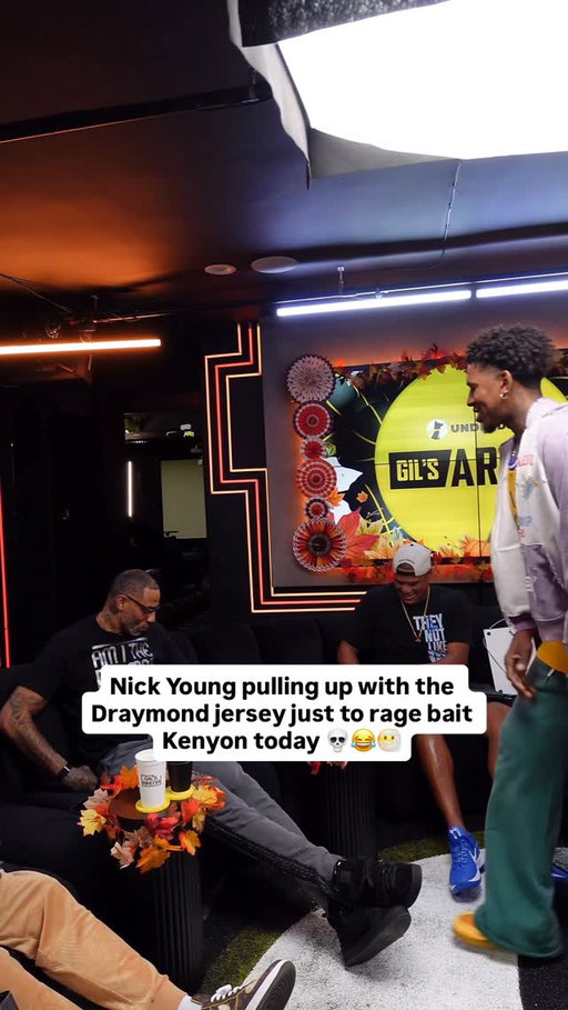 Swaggy ain’t even got the right jersey on 💀😂 #kenyonmartin #draymondgreen #podcast #nba