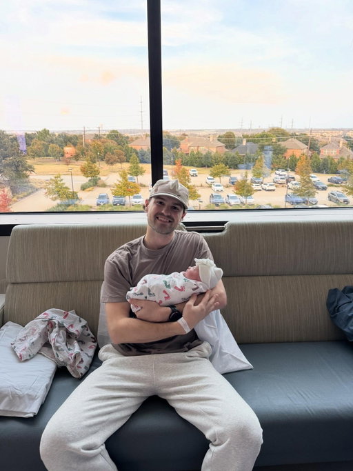 She’s here! Appreciate all the prayers and support it means a ton to Maggie and I. Feeling unbelievably blessed. God is so good!