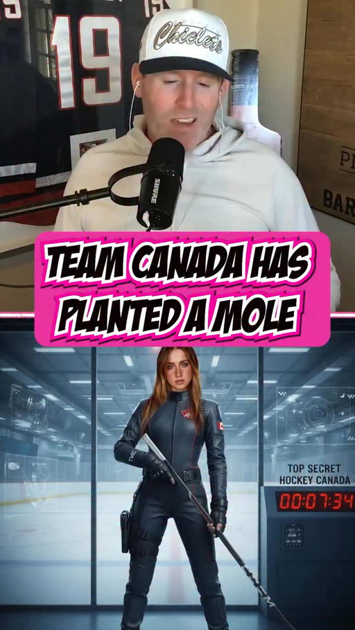 We have a new theory from @biznasty …

@tatemcrae is a hired mole from Team Canada to break Jack Hughes heart and take down Team USA at the Olympics 👀