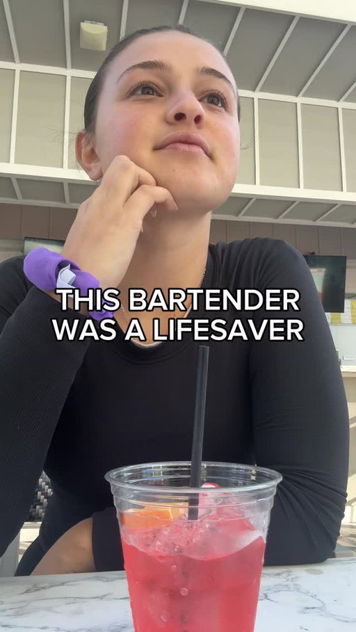 This bartender was a life saver. Tag a bar that needs to see this.
