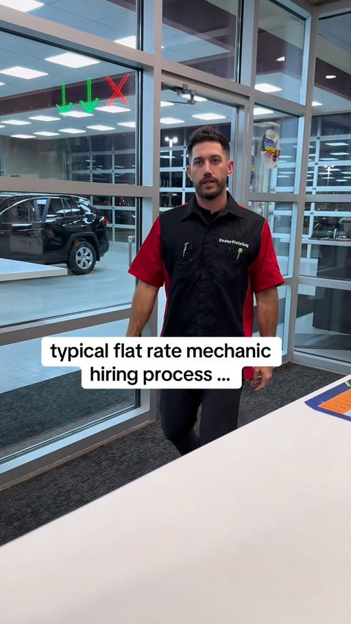 This flat rate mechanic seems to have a lot of experience based off the interview! 🤣 #mechanic #mechaniclife #cardealership