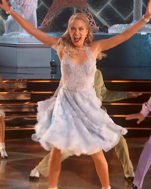 Elaine Hendrix and pro Alan Bersten perform a Freestyle to “I Hope I Get It (From A Chorus Line)” by District 78. #DWTSFinale #DWTS