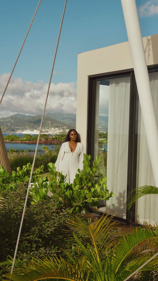 Shot at the serene @silversandsgrenada, a place that embraces stillness.

Outfit: @andreaiyamah 

#Grenada #Travel #SlowLiving