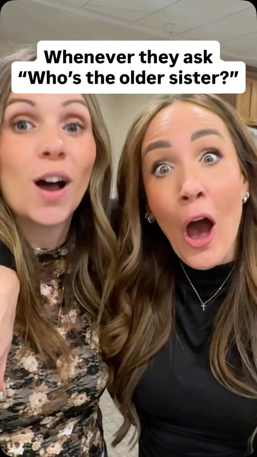 👯‍♂️Whenever someone asks “who’s older?”
👶🏻👵🏼#sisters 
.

.

.
#oldersister #babysister #funny #oldersiblings