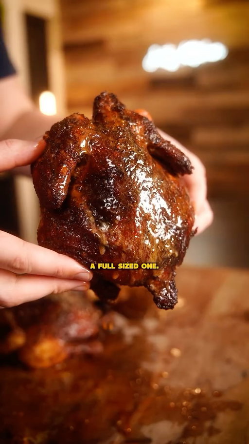 Baby Turkeys For Your Guests 🦃 

👉 Spoiler alert: They’re not actually baby turkeys, these are called Cornish hens and they’re the perfect fit in the @geprofile indoor smoker. 

I paired them with some candied sweet potato’s and parmesan brussel sprouts.

#thanksgivingrecipe #turkey #ad #geprofile
