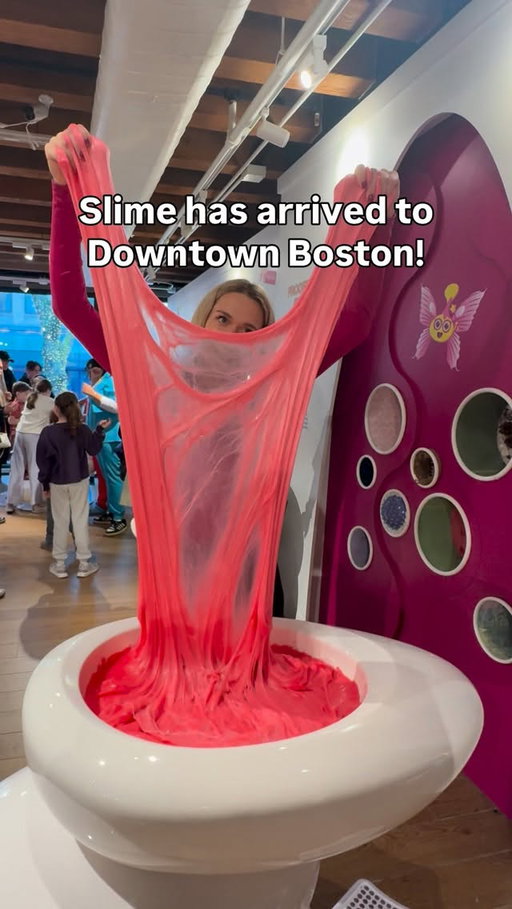 Sloomoo Mini Moo Boston is officially OPEN downtown!

Unleash your inner child with so much SLIME! Play with it, slingshot it and even design your very own dream slime. Bring home your very own slime after picking your preferred smell, texture, color, charms and mix-ins! I loved it so much.

✨@sloomooinstitute
📍@faneuihallmarketplace

P.s. there are major health benefits of art therapy & play like reduced anxiety!  So this is for adults and kids alike!

 #thingstodoinboston #sloomoo #sloomoopartner