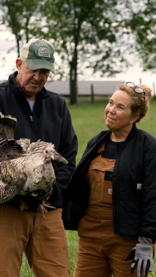 Carhartt gives thanks to the farmers who make the holidays possible - like the Bell and Stone families, who’ve been raising livestock at @elmwoodstockfarm for six generations. They’ve been doing this long enough to know it’s important to carve out time to be together, and they’re honored that families will be gathering around their turkeys.

See more of their story at carhartt.com/community