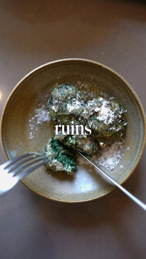 They call it strozzapreti - which translates as “to choke the priest” - but some nights it feels like the food isn’t the only thing caught in my throat.

#cook #cooking #strozzapreti #spinach #ricotta #italianfood #slowcontent #modernpoetry #foodforthought #existentialscroll #trueself #authenticity #truth #writersofinstagram #music #sleeppatterns #merchantship #writer #storytelling #chefstalk #food #foodies #reflection #journal #growingup #reels #explore #fyp
