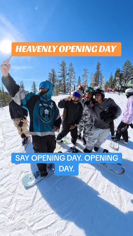 The vibes were high at @skiheavenly opening day! If you’re as stoked for the season as I am, make sure to get your @epicpass before they go off sale Dec. 4. See you out there! #teamepic #ad