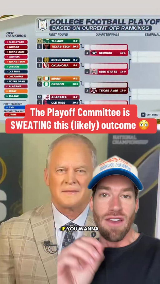 It’s totally coming down to Miami vs Notre Dame (and a ton of other 2-loss teams) #CollegeFootball #cfbplayoff #collegefootballplayoff #collegefootballplayoffrankings #miamihurricanes