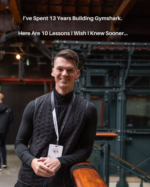 13 years at Gymshark. A lot of mistakes. Even more lessons.
 
I’ve put together 10 lessons that have stuck with me, the ones I wish I’d known when I started.
 
👉 Swipe through, there’s a takeaway on every slide

💾 Save the ones that hit home
💬 Drop a comment with the lesson you relate to most
🔄 Tag a friend who’s building something of their own