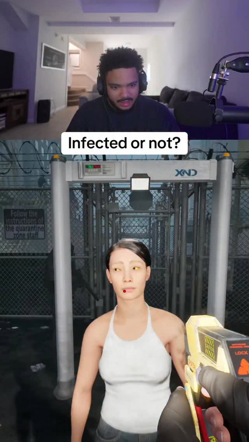 Infected or not? #indiegames #horrorgame #scarygame #gaming
