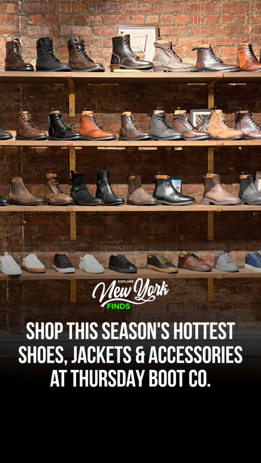 Shopping season is officially here, and if you’re in New York, Thursday Boot Co. (@thursdays) is a great spot to shop! They’ve have two locations — SoHo and Flatiron — where you can shop men’s and women’s shoes, jackets, bags, accessories.

All of their products are handcrafted, high quality, and built to last. If you’re a New Yorker always on the go, or even trying to find a solid gift that feels thoughtful and elevated, Thursday Boot Co. is definitely worth a stop!

📍 @thursdayboots 48 W 21st St, 2nd Floor, New York, NY 10010

#thursdays #thursdayboots #nycshopping