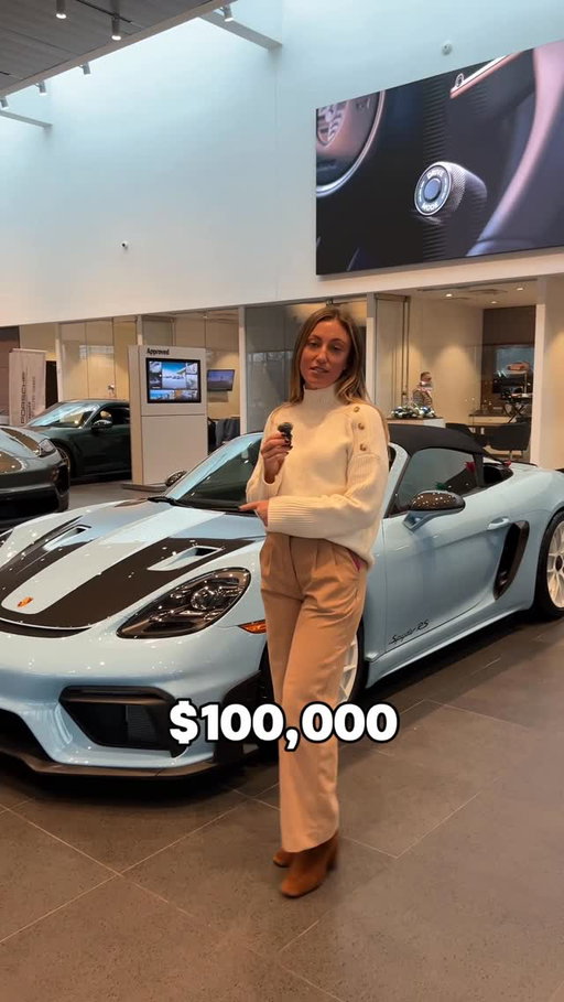 Take a look at this wild Sonderwunsch 718 Spyder RS with Stephanie! 

This vehicle is currently available at Paul Miller Porsche 📲 

#porsche #porschemoment #sonderwunsch #porschespecialwishes #porsche718 #718 #718spyderrs #spyderrs #cars #carsofinstagram #porschedesign #porscheclub #flatsix #midengine #gulfblue #weissach #weissachpackage #spyderrsweissach #cars #perfectspec #painttosample #ptsrs #porschepainttosample
