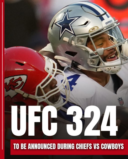 Dana White is rumored to announce #UFC324 during the Chiefs vs. Cowboys Thanksgiving game on CBS/Paramount+ this Thursday.

#UFC324 will be the first numbered event under the new Paramount deal.