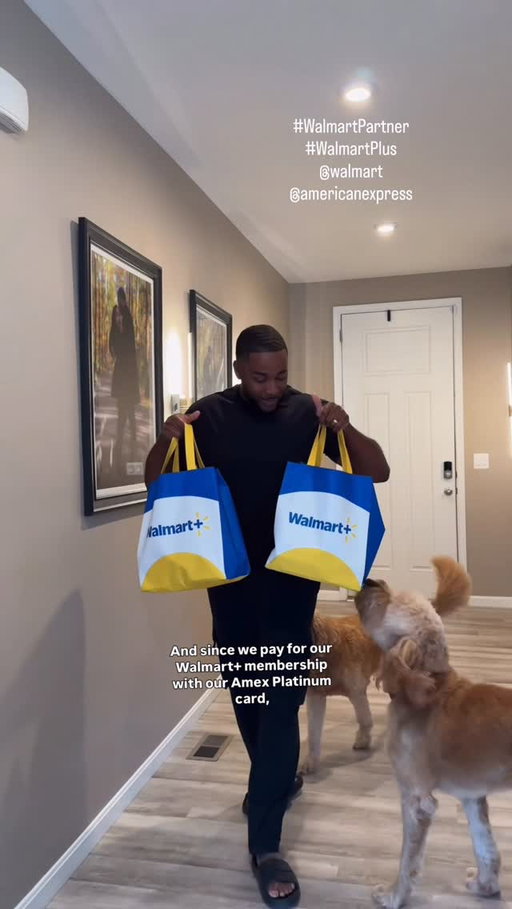 #WalmartPartner #WalmartPlus

Making every dollar work smarter. 💳 Walmart+ membership = time saved, money optimized. Plus you can get a statement credit of $12.95 plus taxes when you pay for your Walmart+ monthly membership with your Amex Platinum Card®. As a Walmart+ member, you can get free same-day delivery 
  get free same day delivery* on orders $35) , gas savings + so much more (get free same-day delivery on orders $35+)*!

@walmart 

Walmart+ membership benefits are fulfilled by Walmart. Receive up to $12.95/month plus applicable local sales taxes as a statement credit for one auto-renewing monthly Walmart+ membership when paid with your eligible Platinum Card. Does not apply to an annual Walmart+ membership. Plus Ups not eligible. Terms apply.

*$35 order min. Restrictions apply.