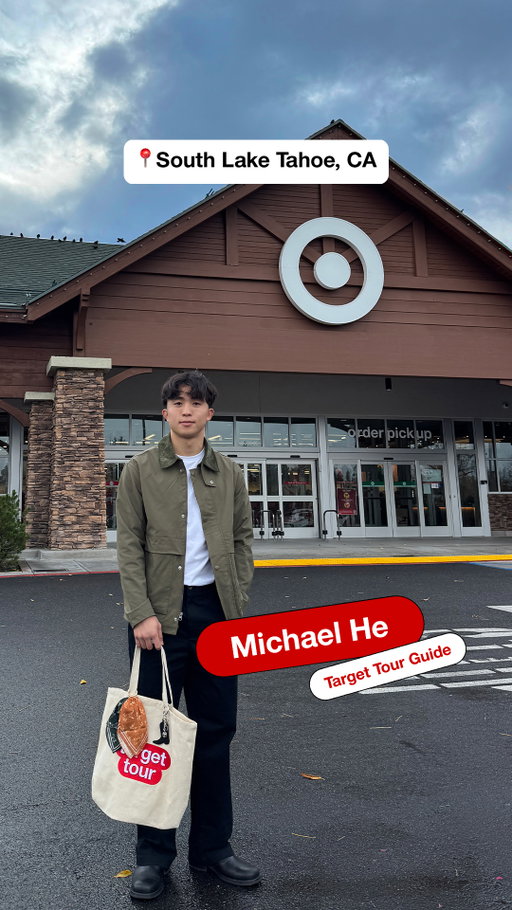 📍The latest #TargetTour stop is the newly opened South Lake Tahoe store with @mxchaelhe! It nods to the community’s passion for the outdoors with its ski lodge aesthetic ⛷️⛰️ Which Target should we visit next?