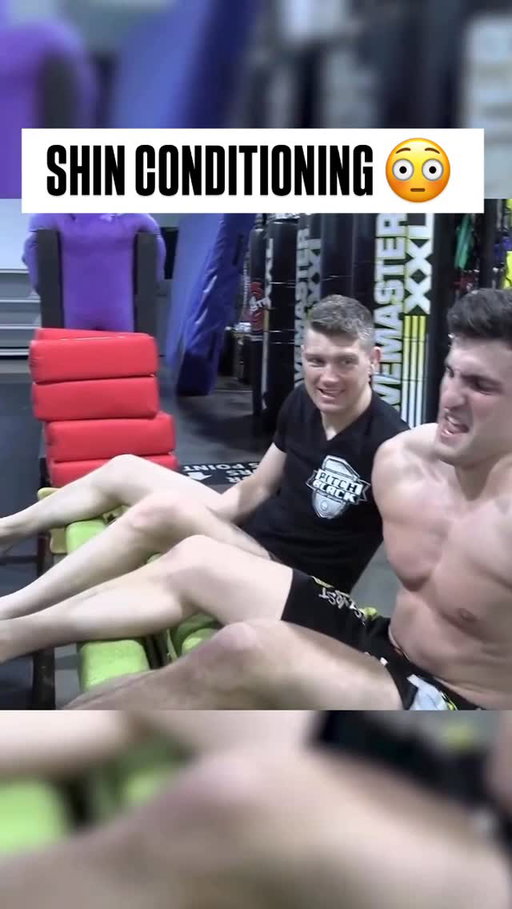 Shin conditioning for fighters 😳 

🎥 @wonderboy