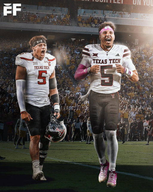 Nebraska QB Dylan Raiola may consider transferring this offseason, and Texas Tech could be a suitor with his strong connection to his mentor and former Red Raider Patrick Mahomes 🔥

Raiola has emulated Mahomes’ looks and mannerisms, and has a good relationship with the superstar NFL quarterback. 

With the Texas Tech football program on the rise and their NIL budget expanding, they could be a realistic landing spot for Raiola if he leaves Lincoln.
